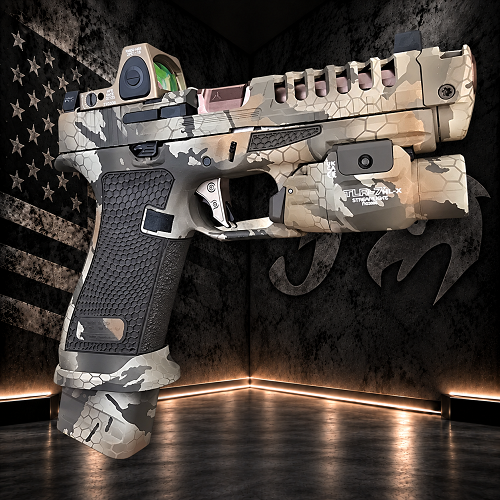GEN 6 GLOCK 45 – TATTERED TAN KRYPTEK