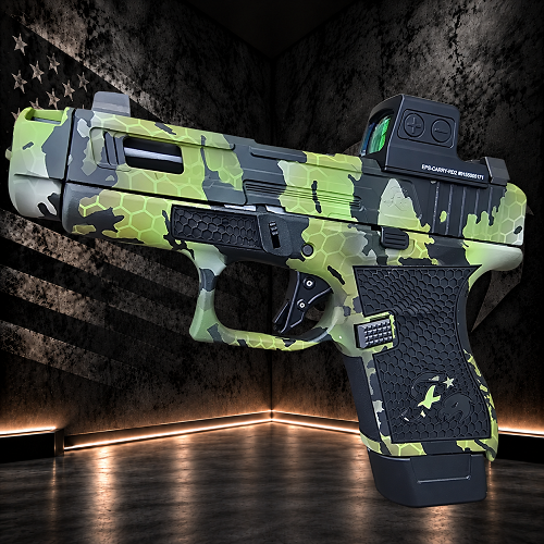 FIRING SQUAD GLOCK 43 – TATTERED KRYPTEK TROPICAL GREEN