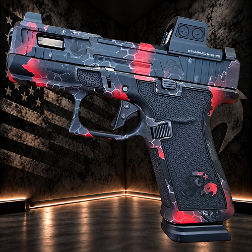MOS Glock 43X – Tattered Red Kryptek